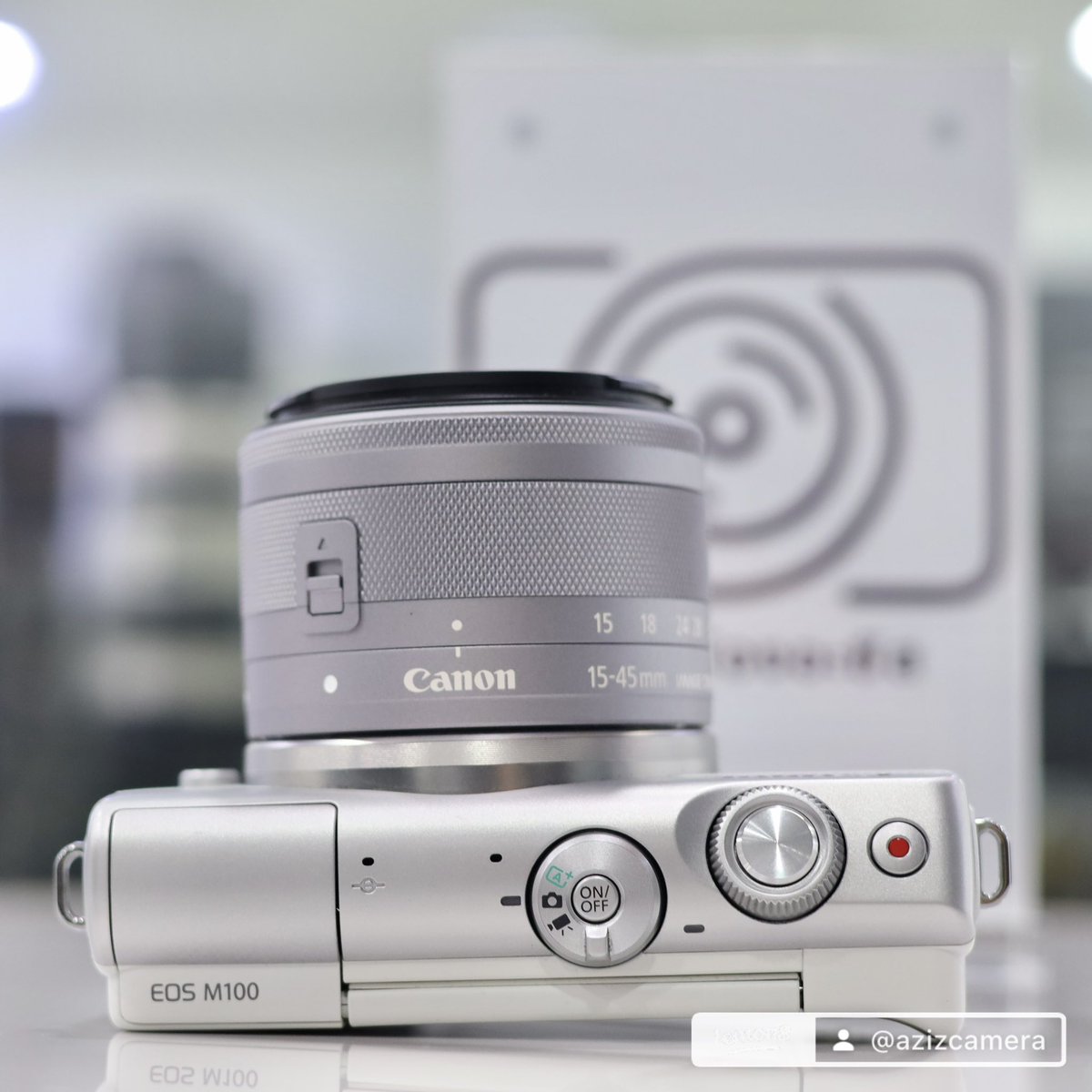 azizcamera's tweet photo. กล้อง Canon M100 + เลนส์ EF-M 15-45 สีขาว

✅ 12,990
 อุปกรณ์ที่ได้รับ -​ กล้อง​ - เลนส์ 15-45 ( เลนส์คิต ) -​ สายคล้องคอ -​ แบตเตอรี่​ -​ ที่ชาร์จ​เเบต​  สินค้ารับประกันการใช้งานให้ 1 เดือน
 #กล้องมือสอง #เลนส์มือสอง #canonm100 #canon #กล้องcanon https://t.co/F9nQR6aaYv