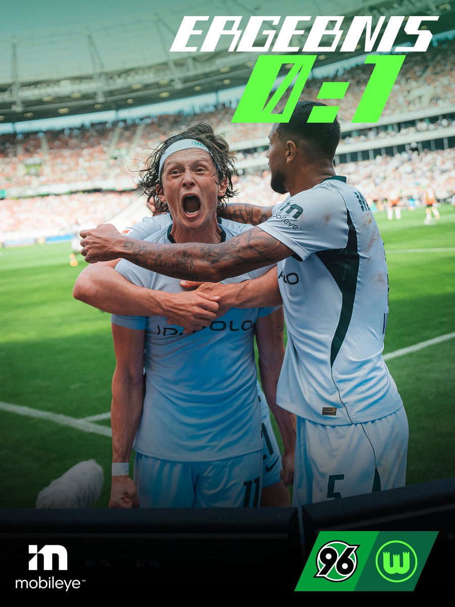 VfL_Wolfsburg's tweet photo. Auswärtssieg! 💚

#H96WOB https://t.co/qodyReEocG
