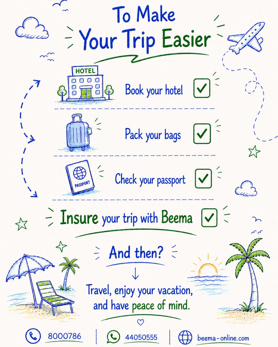 BeemaInsurance's tweet photo. The designer is on vacation… but at Beema, we can still help you travel with confidence. ✈️💚

Get your travel insurance with Beema and enjoy peace of mind wherever you go. https://t.co/98UTvGphLA
