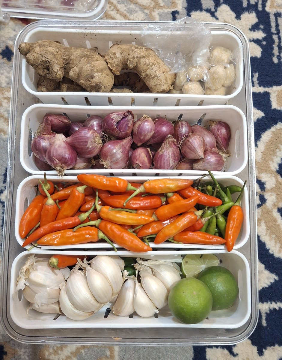 ensiklodevia's tweet photo. my kind of therapy:
market runs &amp; restocking my spices<333 https://t.co/cCuYc1RcHn