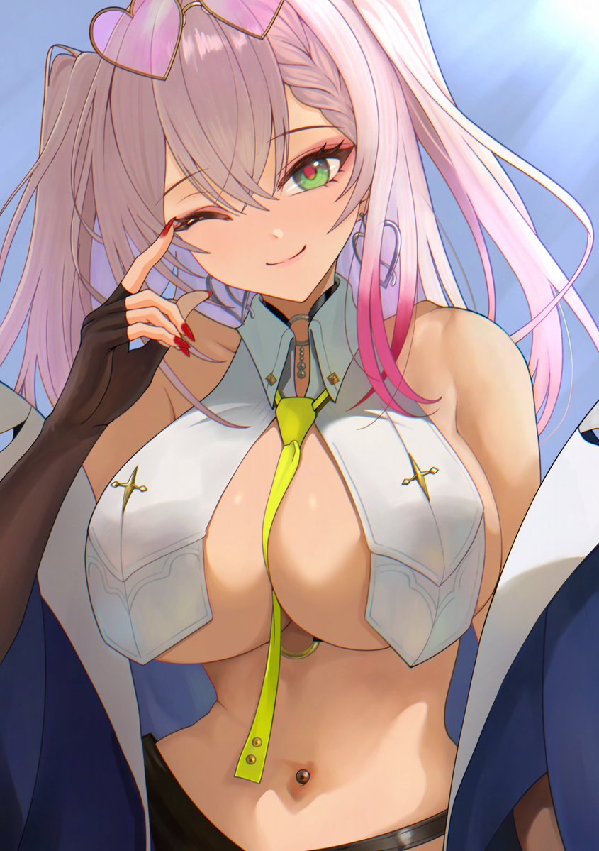 Ni585ki's tweet photo. ベニントン🩷❤️
サングラスかけてないバージョンも🕶️

#アズールレーン #AzurLane #碧蓝航线 https://t.co/YfjCnogrPl