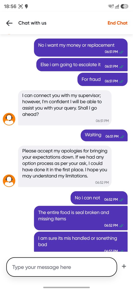 officialvikrams's tweet photo. @Swiggy @SwiggyCares Please help https://t.co/q18x2XJ10M
