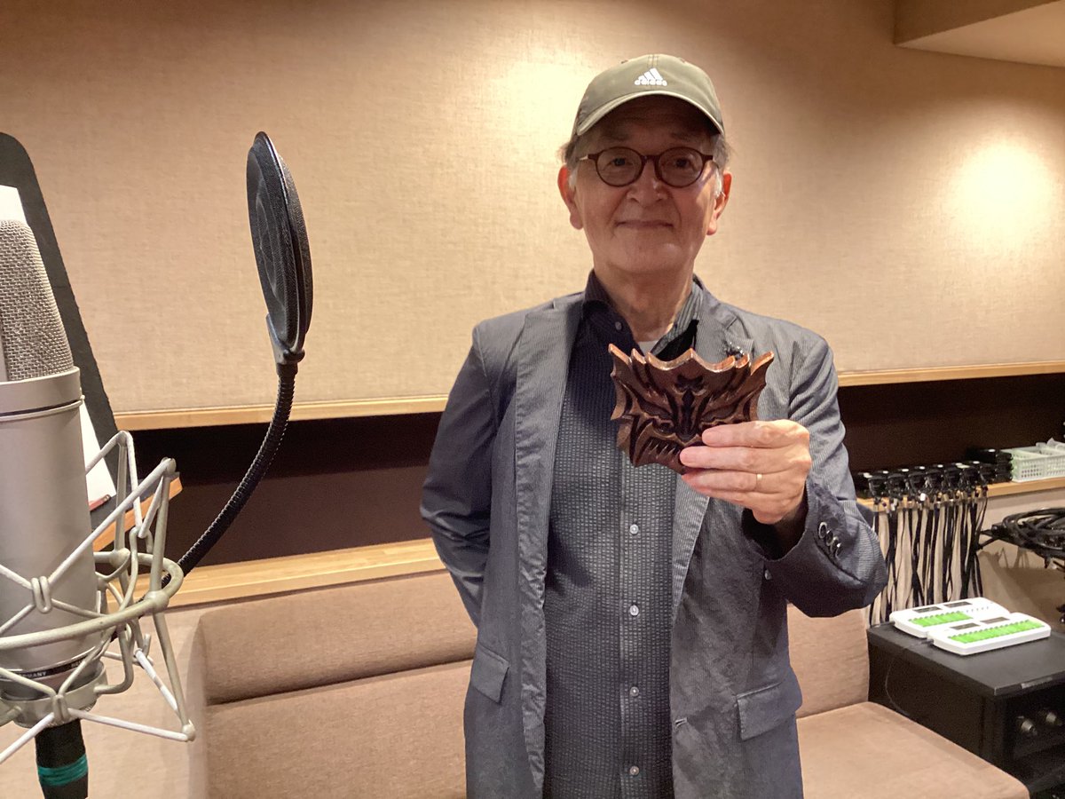 taka_69s's tweet photo. ２話以降、長期に亘っての出演となったゴオマ、バルバ、バヅー、ガルメ、ザインは、ある意味必然という感じで出演をお願いした訳ですが、実はグムンを演じた坂口哲夫さんとは面識がなく。だけに当日は初対面→緊張の収録となった訳ですが、26年ぶりの無茶ぶり仕事をきっちり熟して下さって感動でした😭 https://t.co/RFeFs9Bpia