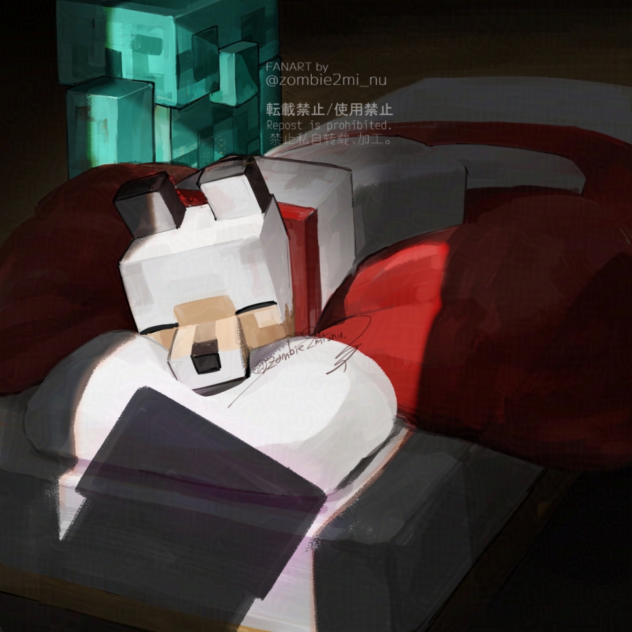 zombie2mi_nu's tweet photo. The Wolf Pup Who Waited and Became a Wolf, and the Copper Golem🐺💤 https://t.co/i2vGRl4zHf