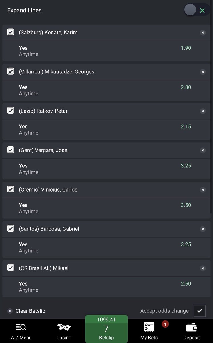 donsoj52's tweet photo. 1K ODDS ANY TIME GOAL SCORERS ON B3T9jA

Anyone wanna convert to sporty…. Check comment section 👇 

5N5YZBX https://t.co/4Z1RA1zi8Z