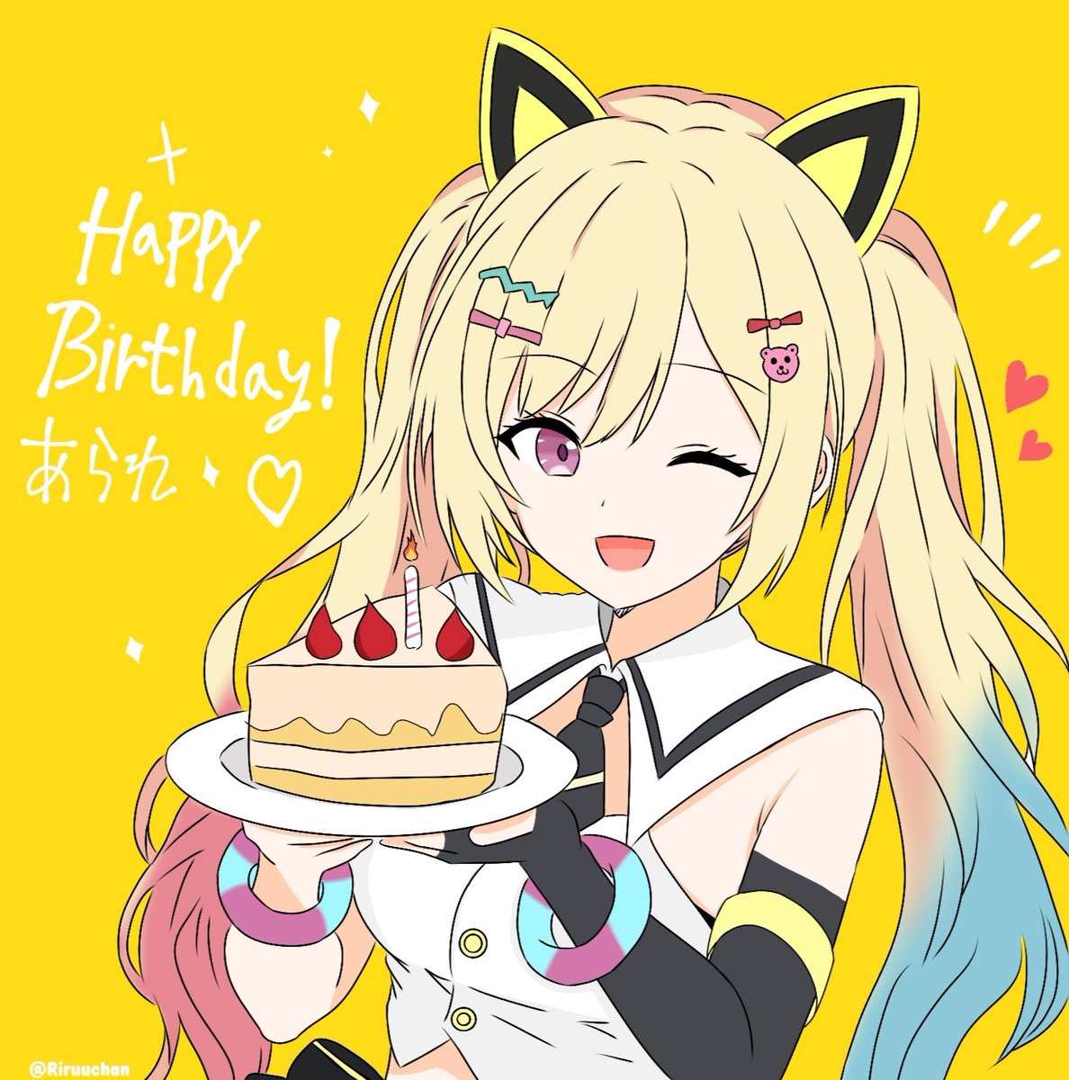 riruuchan's tweet photo. HBD Arale chan

#NakamachiArART
#仲町あられ誕生祭2026
#仲町あられ生誕祭2026 https://t.co/MrZWXF5ARJ