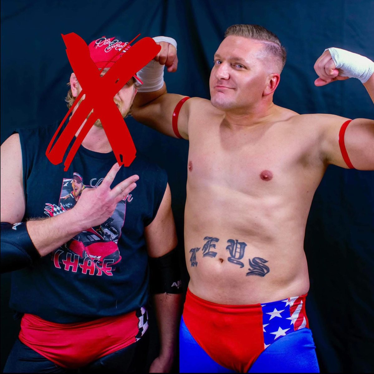 MajorGlory76's tweet photo. (10/11/25)
No more Chasing it. Only… Glory🇺🇸

(After 2 years 7 months &amp; 22 Days as a Tag Team, Major Glory leaves Chase N’ Glory) https://t.co/anhARsI7Jq