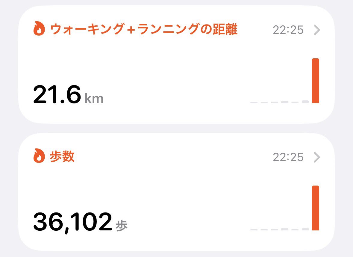 tacabii's tweet photo. 今日はよー歩いた。21.6km、36,000歩。コミケ健康法。 https://t.co/8rdHKqX82j