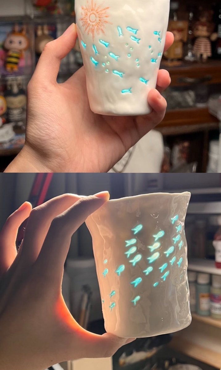 fairyprxncess's tweet photo. A cup full of little fish 🐟 https://t.co/KyGcYeVG04