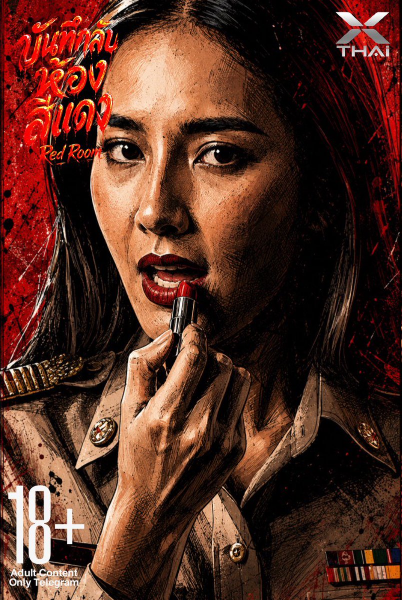 xthai99's tweet photo. 🍿 POSTER Vol.4 “ RED ROOM #บันทึกลับห้องสีแดง ” ผลงานซีรี่ย์ Ai สายพันธุ์ไทย ที่ฉายได้เฉพาะบนกลุ่ม Telegram นี่คือจุดเริ่มต้นของซีรี่ย์ที่สร้างจาก Ai ทั้งเรื่อง นักแสดงทุกตัวเราใช้ Ai สร้างขึ้น ฝากติดตาม อุดหนุน ผลงานกันด้วยนะครับ ดูได้แล้ววันนี้ (ชมตอนแรก) ทาง https://t.co/UsSkfmtcYa… 🍿