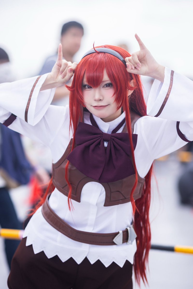 3koa1a's tweet photo. エリスに魔術をおしえてくださいにゃん🐾

撮影ありがとうございました！
📸（@sin_g_1008 ）

#C108コスプレ　#無職転生コスプレ #エリスコスプレ https://t.co/bGTLcHBMtn