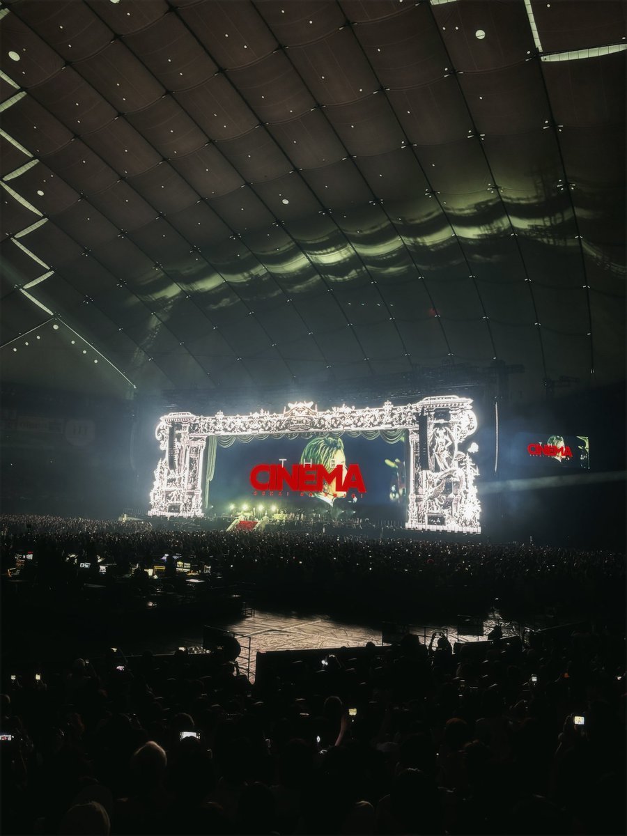 mico_mcpc's tweet photo. SEKAI NO OWARI "THE CINEMA"
観に行かせていただきました🎞️

本当に最初から最後まで全てが最高峰でした😭!!エンタメ!!.!!!.!!
素晴らしすぎました、、！

最高到達点もきけてほんとにしあわせ❤️‍🔥 https://t.co/6zuzXxILpA
