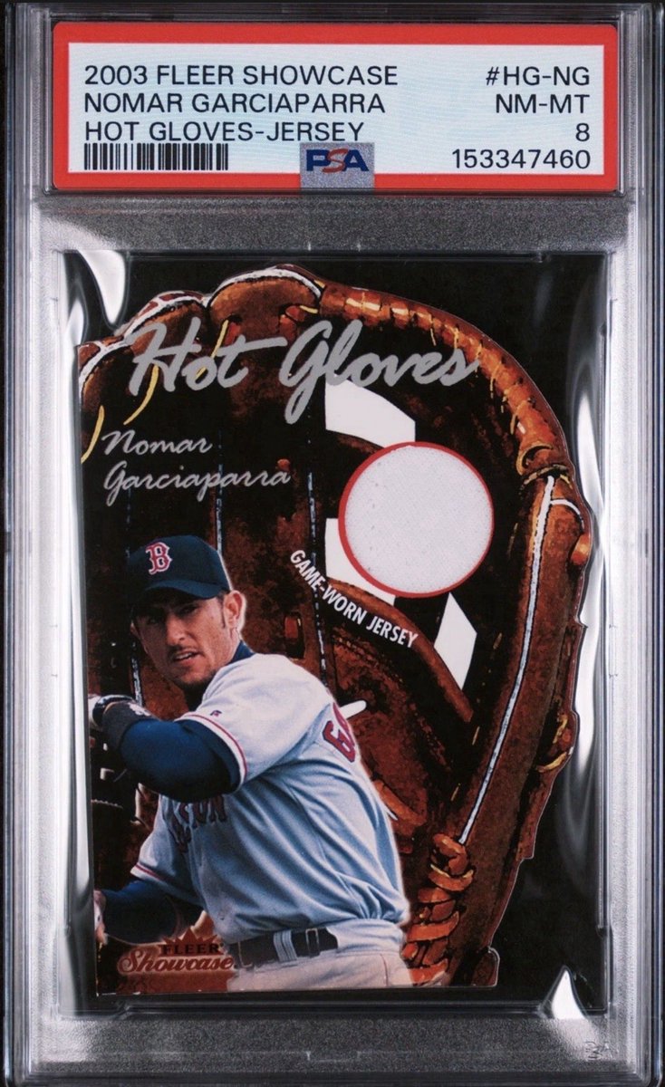 KotoCollects's tweet photo. @DHCards10 @hobbyRetweet 2003 FLEER SHOWCASE HOT GLOVES | NOMAR GARCIAPARRA-JERSEY [#147/350] HG-NG PSA 8

https://t.co/Lleg09wXki https://t.co/G6a1LzDUGx