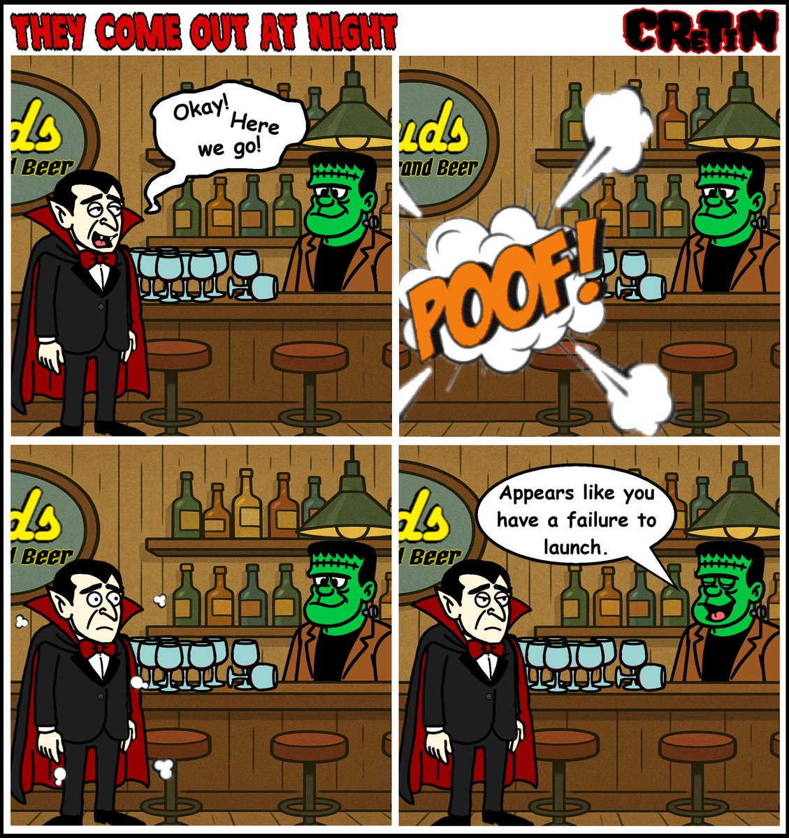 LocutusTheGreat's tweet photo. They Come Out At Night - 56
#comicstrip #cartoon #Humor #Monsters https://t.co/ataidOeUPb