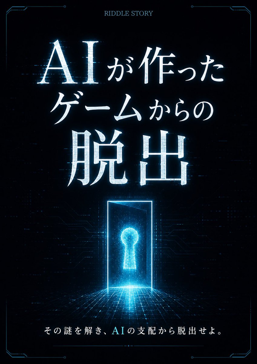riddle_story's tweet photo. 📢『RIDDLE STORY おすすめ作品紹介』📢

体験者数600人突破！ #ARG 
とあるホテルの秘密
所要時間：4〜5時間
https://t.co/kb8QbiO5Cp

大好評開催中！ #Web謎 
AIが作ったゲームからの脱出-セレクトアンサー
所要時間：15〜45分
https://t.co/OuJZmV8LOY

どの作品もネタバレ・配信可能です！ https://t.co/FmFIchPi73