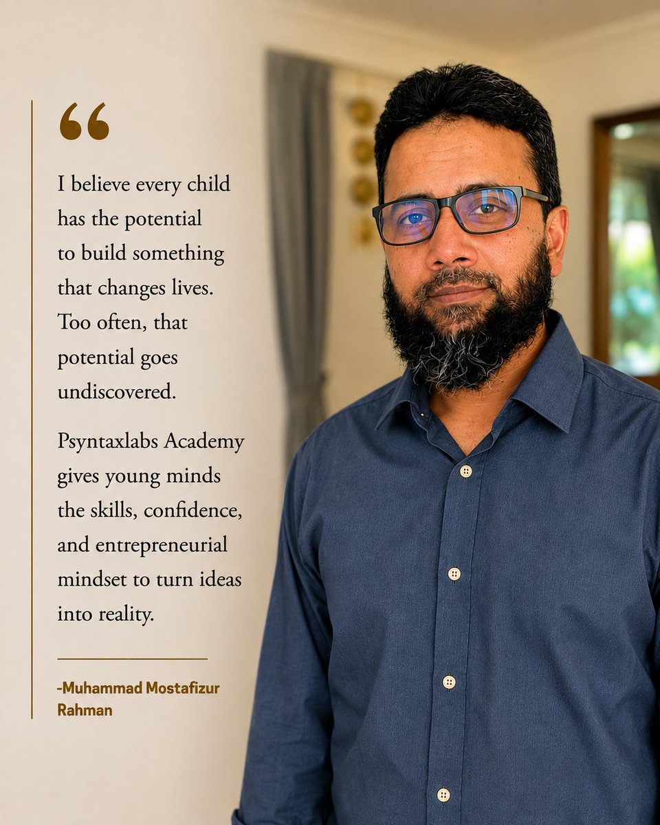 psyntaxlabs's tweet photo. After 25 years of building software and teaching, I've chosen to dedicate my experience to helping young people build their dreams.

#YoungEntrepreneurs #SoftwareEngineering #FutureFounders #AIEducation #Entrepreneurship https://t.co/gI4wzHAeYZ