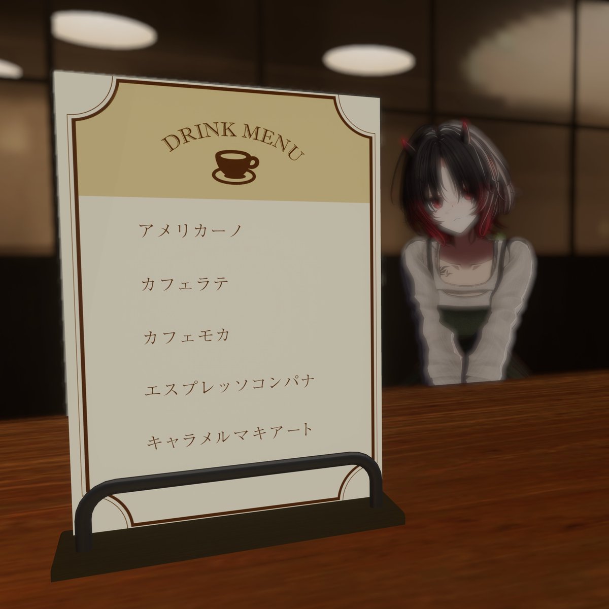 AsahinaVRC's tweet photo. おはようございます
CafeSIUSIUメニュー出来上がりまして、色々の手続きをしてまいります！
#CaféSIUSIU #SIUSIU3D https://t.co/lLFDIoMURD