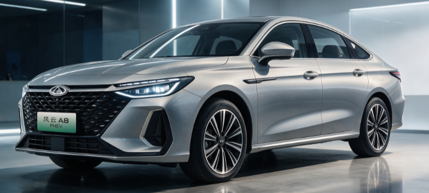 06HYERI09's tweet photo. 🔥 Chery Fengyun A8 PHEV | Compact Plug‑In Hybrid Family Sedan ⚡
CLTC EV range: 70 / 145 km｜Total combined range up to 1400 km
⚡ Fast charge: 30%‑80% in only 19 mins
✨ Highlights: C‑DM hybrid system, oversize 5‑seat cabin, 3.3kW V2L external discharge, L2+ driving assist, https://t.co/UXGmnszzE5