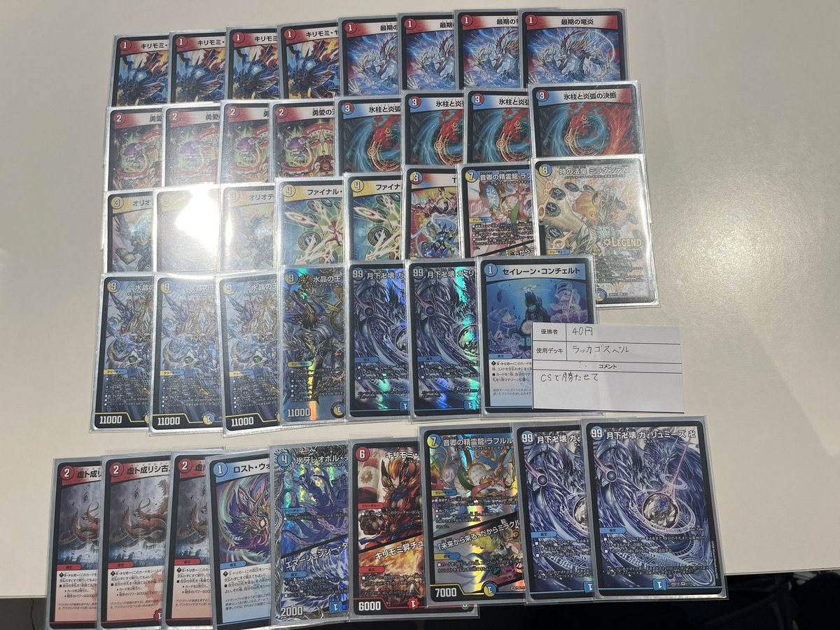 大会情報】 本日のデュエルマスターズ ドキつよ限定戦3rdは終了しま