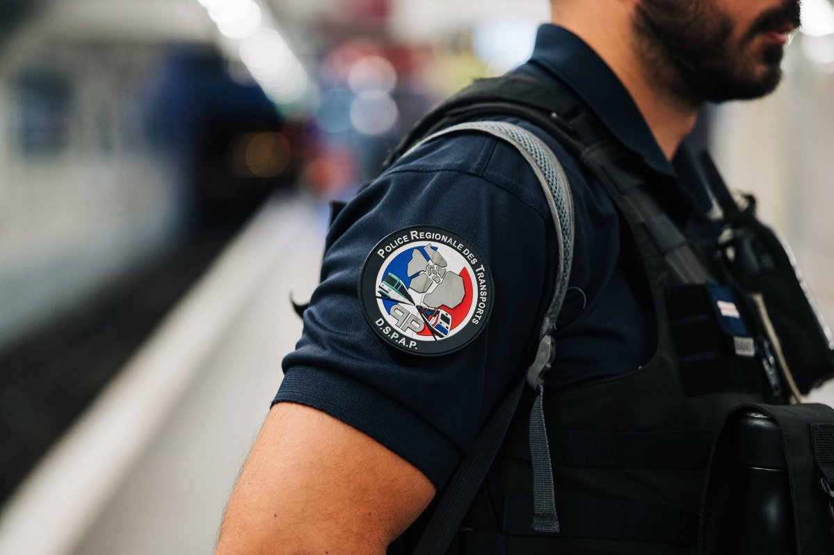 Image de Préfecture de Police - En gare, comme dans le métro, la police régionale des transports veille sur votre sécurité.
Ce same