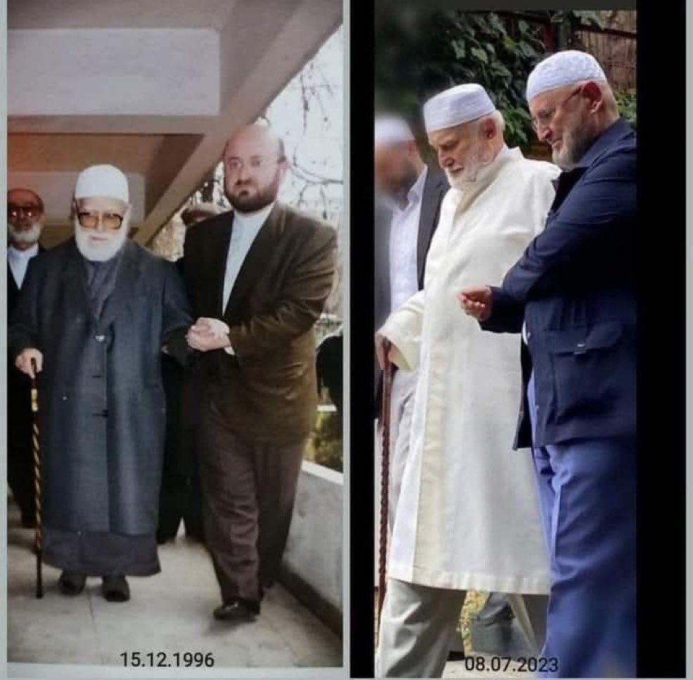 yenisafakwriter's tweet photo. Osman Nuri Topbaş Efendi’nin vekili Abdullah Sert hocamız ve ailesi kaza geçirmiş. Değerli eşi Zehra Hocahanım vefat etmiş.

Merhumeye Allah’tan (cc) rahmet diliyorum. Mekânı cennet, makamı âlî olur inşallah.

Hüdayi Camiası, umutlarımızı diri, kalplerimizi dipdiri tutan, Balkan, Kafkas ve Türk dünyasında ve tabii Afrika’da ateizmin tarumar ettiği yaralı gönülleri fetheden kalpleri hakikate açma leziz yolculuğunun öncülüğünü yapıyor…

Sessiz ve sedasız…
Şov yapmadan…
Şovdan özene bezene kaçınarak…
Tam da tasavvufun sadeliğini ve latifliklerini kuşanarak… 

Hüdayi Camiası’ndaki kardeşlerimizin başları sağolsun.