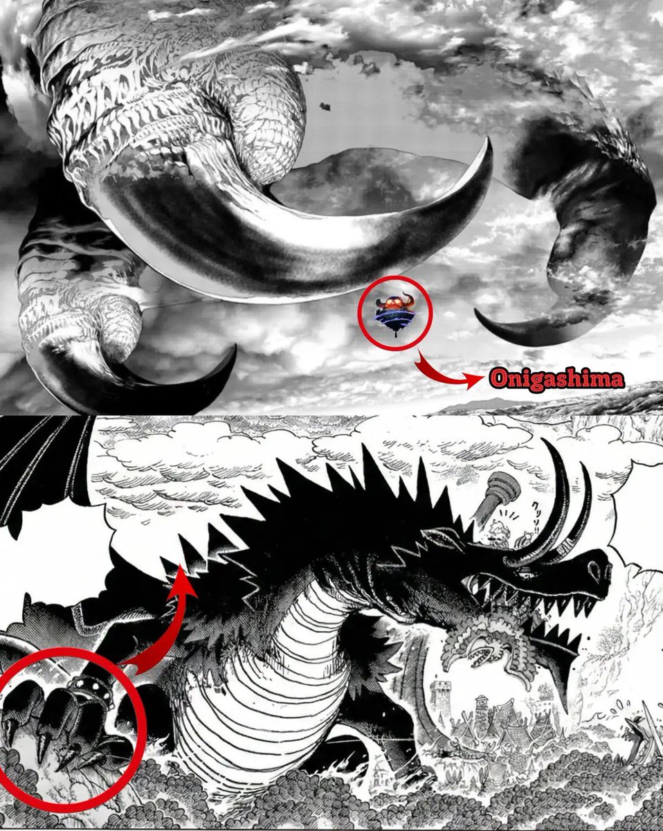 tiapiece00's tweet photo. How did Shanks defeat this beast?💀

#ONEPIECE1191 https://t.co/TumIHKTw4K