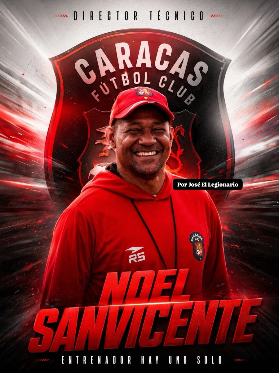 Soylegionario's tweet photo. Noel Sanvicente ha sido anunciado como nuevo Director Técnico del Caracas FC. 🔴⚪️⚫️

El Mejor Entrenador que ha tenido en la Historia los Rojos del Ávila regresa a su casa.

"Entrenador, Entrenador hay uno, ese es El Chita Sanvicente, nuestro Entrenador". ⚽️ https://t.co/icXwCwkzqb