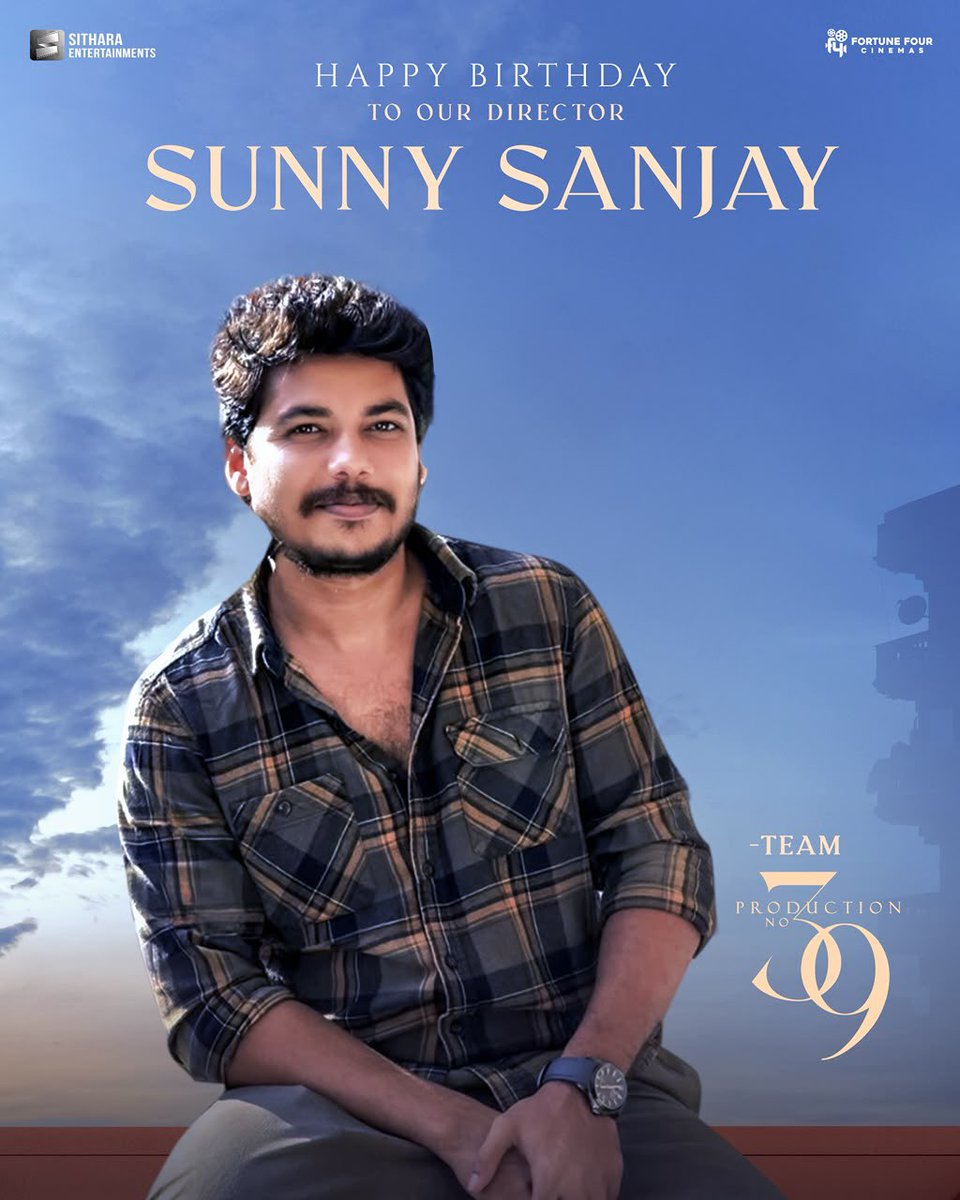 PRDuddiSreenu's tweet photo. Team #Production39 extends warm birthday wishes to their director @ASunnySanjay π
@sreevishnuoffl @vamsi84 #SaiSoujanya @SitharaEnts @Fortune4Cinemas https://t.co/eFjhYRhoIV