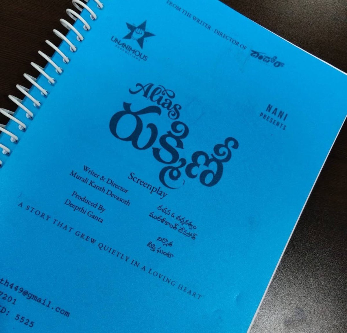TheCineGossips's tweet photo. #AliasRukmini shoot starts tomorrow.
#Nithiin https://t.co/4IkJOnmBKg