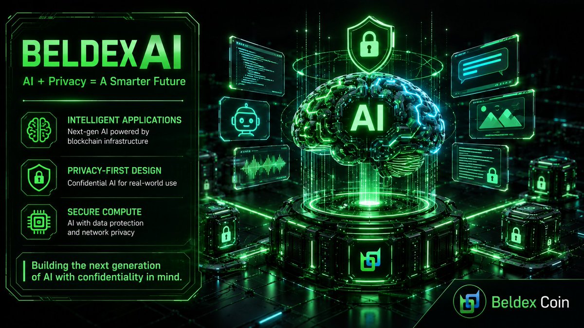 CyrusGreat7777's tweet photo. AI is powerful , Privacy makes it more trustworthy. 🤖

BeldexAI explores how intelligent applications can work alongside privacy focused infrastructure. 🔐

The next step is building AI with confidentiality in mind. ⚡️

@BeldexCoin 🌐 https://t.co/K9q7yJ6LdO