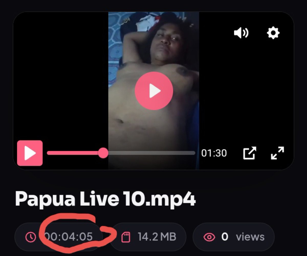 YULI4qj's tweet photo. Papua live 10

Durasi video sesuai gambar🖼
Yang mau order videonya fullnya langsung di link👇

https://t.co/vzuhZL8coo https://t.co/8dGLjN90su