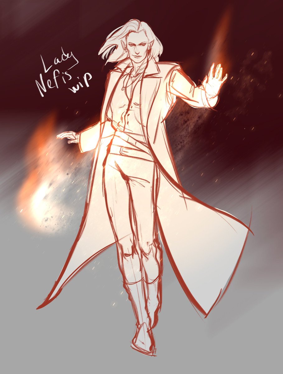 LadyNefis's tweet photo. sketch wip with my OC

#oc #illustration #digitalart #art #fantasy #dnd #elf #oc #artwork #artists #digital #drawing #fanart #gaming  #bg3 #sketch https://t.co/0BBZ8XNsIT