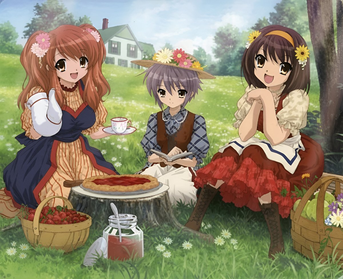 Joshhhqq's tweet photo. Daily Haruhi and Mik and Yuk and bok #187 https://t.co/4JgdZ1Xf0O