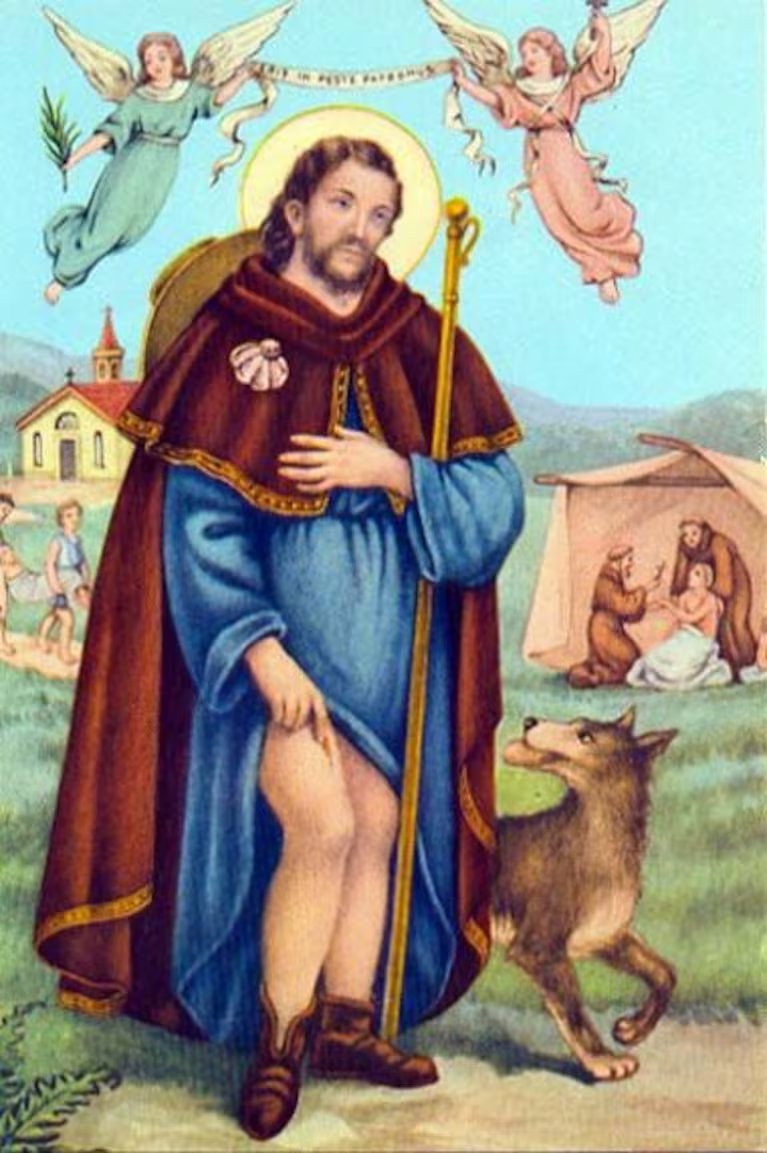 delpynews's tweet photo. ▶️EL DÍA QUE UN PERRITO SOCORRIÓ A UN SANTO: HAY QUE FELICITAR A LOS PELUDITOS | ​​​​​😍

Hoy se recuerda la fiesta de San Roque, el santo patrono de los perros.❤️🐶

De acuerdo con una antigua tradición, un perro alimentó al peregrino francés y lamió sus llagas cuando se contagió de peste.🥹

Para evitar contagiar a otras personas, Roque se aisló en un bosque y un perro le llevaba comida todos los días. En una ocasión, el dueño del animal lo siguió y descubrió al enfermo, a quien socorrió.👌

En nuestro país y en otros sitios, es tradicional que algunas personas organicen karu guasu para los peluditos.🍲