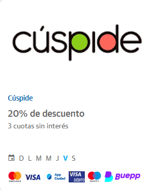 ahorrotwit's tweet photo. 📚🔥 LIBROS CON DESCUENTO (LUNES Y MARTES)
En #Cuspide con @MODO_Arg + tarjetas #Cabal
de @BancoCiudad y #Credicoop 💳
👉 20% OFF
💸 Tope: $10.000 por banco / mes
📅 Solo lunes y martes
Si estás comprando libros sin esto…estás pagando de más 😅 https://t.co/nSdH8LsNSC