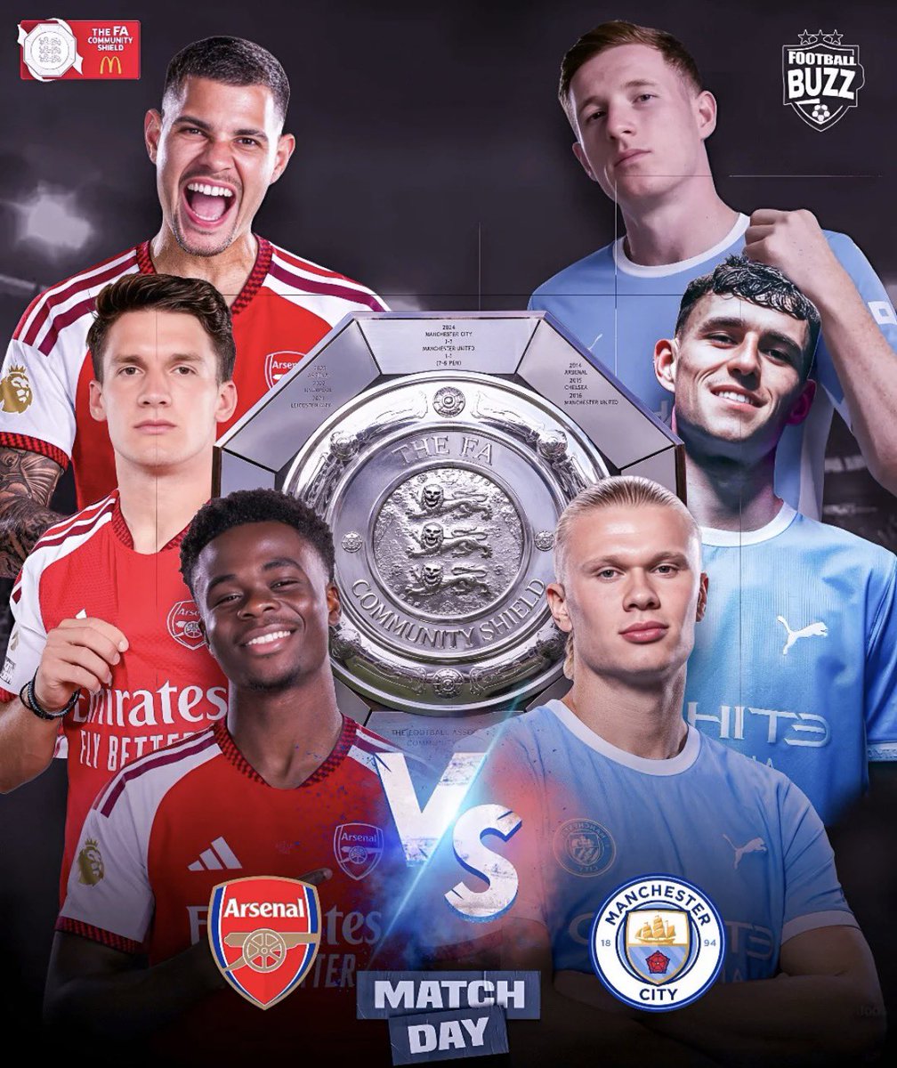 Vfynn_'s tweet photo. 🚨 Pundits were asked to predict today’s Community Shield between Arsenal and Manchester City:

• Roy Keane: 🔵 2-0 🔴. Arsenal’s midfield still goes missing when the intensity rises. City will bully them.”

• Gary Neville: “🔴 2-1 🔵. Superior structure and territorial dominance. City still adapting to Maresca system”

• Thierry Henry: “🔴 3-1 🔵. Verticality through the half-spaces wins these. City still adjusting under Maresca control.”

• Alan Shearer: “🔴 3-1 🔵. Arsenal’s progressive play and half-space occupation will carve City open.”

• Rio Ferdinand: “🔵 3-0 🔴. Physicality and rest defence win these. Arsenal’s possession is sterile against real aggression.”

• Jamie Carragher: “🔴1-0 🔵. Low block, transitions and set pieces. Systems mean nothing when one side is sharper.”

• Paul Scholes: “🔴 2-0 🔵. Arsenal’s third-man combinations and midfield control will leave City chasing all day.”

• Michael Owen: “🔴 2-1 🔵. Better chance creation and defensive organisation. City are still figuring themselves out.”

• Ian Wright: “🔴 2-0 🔵. Pace on the break and aerial power. Man city’s build-up is too predictable against this press.”

• Gary Lineker: “🔴 2-1 🔵. Positional superiority and controlled aggression will edge a tight contest.”

• Frank Lampard: “🔵 2-1 🔴. City’s new midfield pair will dominate the second balls. Arsenal overcommit in possession.”

• Steven Gerrard: “🔴 2-0 🔵. Arsenal’s press triggers and verticality will dismantle City’s slow build-up.”

• Wayne Rooney: “🔵 3-1 🔴. Directness and runners in behind. Arsenal play too many sideways passes under pressure.”

• John Terry: “🔵 1-0 🔴. Defensive organisation and experience. Arsenal’s back line still has soft moments.”

• Ashley Cole: “🔴 2-1 🔵. Width and overlapping full-backs will stretch City’s narrow shape.”

• Micah Richards: “🔵 2-0 🔴. Physicality down the right and aerial dominance. Arsenal can’t handle City’s intensity.”