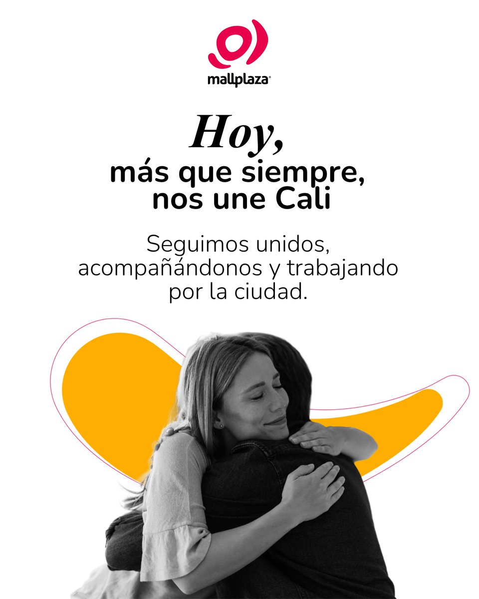 MallplazaCo's tweet photo. Salir también es estar. ❤️

Volver a encontrarnos, abrazarnos, acompañarnos y sentir que, incluso en los momentos difíciles, seguimos siendo una ciudad que se cuida y se acompaña.

Hoy, más que nunca, sigamos unidos. Cali, aquí estamos. 🫶🏼

#MallplazaCali https://t.co/zvJINRp49i
