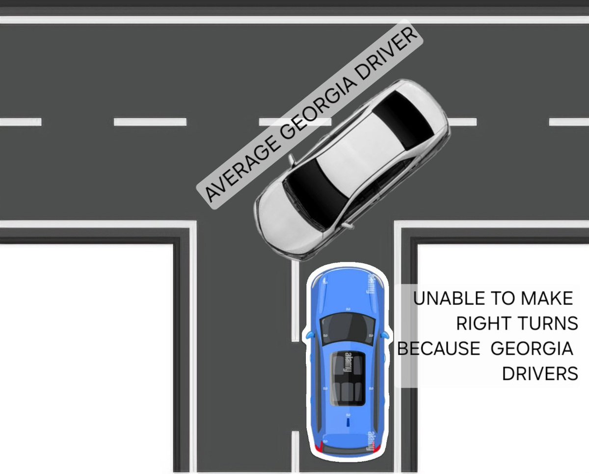 SamuelAttaboyII's tweet photo. This is why the auto insurance is higher in Georgia.
 If you come from a state with a average IQ or 88 or higher, you'll need to adjust to the "Southern charm." https://t.co/ZWex5L1LGD