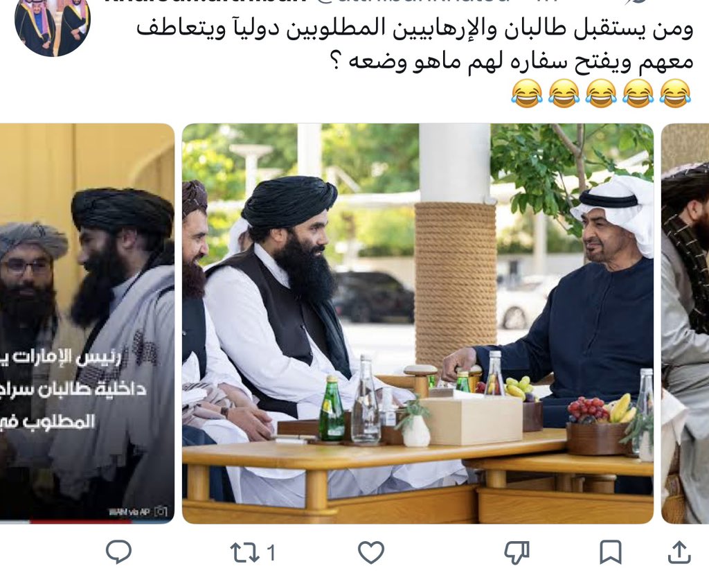 marwan_aljaberi's tweet photo. رأيت أحدهم اليوم يتحدث عن حكومة طالبان وعلاقتها بالإمارات، ويحاول مقارنتها بجماعة الإخوان المسلمين.

في البداية، الإمارات اليوم لديها علاقات رسمية متقدمة مع طالبان، لكنها لم تعترف حتى الآن رسميًا بحكومتها.

ولكن يا عزيزي، أنت لا تدرك أصل المشكلة ولا تستوعب سياسة الإمارات؛ لأنهم أقنعوك برواية مختصرة وساذجة تقول إن «الإمارات ضد الإسلام».

الإمارات ليست ضد الإسلام، وليست مشكلتها مع أي طرف لمجرد أن مرجعيته إسلامية؛ مشكلتها مع من يوظف الدين في مشروع سياسي عابر للحدود، ويعمل على تصدير الثورات والأفكار المتطرفة، والتدخل في شؤون الدول وزعزعة أمن المجتمعات واستقرار الأوطان.

وبوجهة نظري، وحسب قراءتي، لو أن الإخوان المسلمين أقاموا دولتهم بإرادة شعبية، واكتفوا بحدودها، وتخلوا عن الفكر الثوري ومشروع تصدير أيديولوجيتهم إلى الدول الأخرى، وخرجوا من قوائم الإرهاب؛ فلا أعتقد أن الإمارات ستجد مشكلة في التعامل معهم والاعتراف بدولتهم متى ما توفرت الشروط السياسية والقانونية لذلك.

فالمشكلة ليست في الإسلام، ولا حتى في أن تكون مرجعية الدولة إسلامية؛ المشكلة في أن تتحول هذه المرجعية إلى مشروع عابر للحدود يهدد سيادة الدول واستقرارها.

الإمارات كانت ولا تزال داعيةً للسلام متى ما توفرت مقوماته، وتنظر إلى الدول من خلال سلوكها تجاهها وتجاه محيطها، لا من خلال الشعارات التي ترفعها.