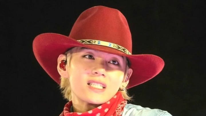 thvgaggedme's tweet photo. he looks the cutest in his little cowboy hat. https://t.co/4egOtlbZ2x