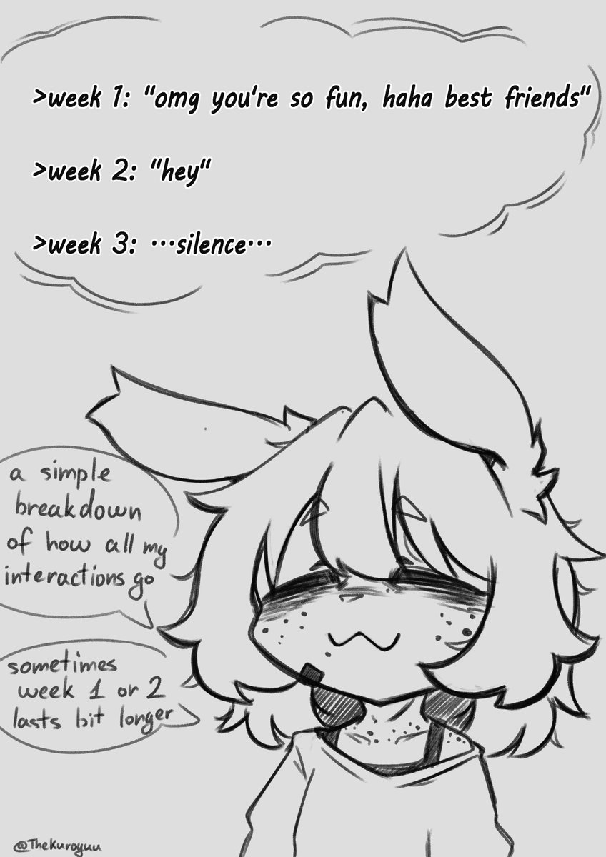 TheKuroyuu's tweet photo. new person buff expired https://t.co/Kn7DnwEC6l