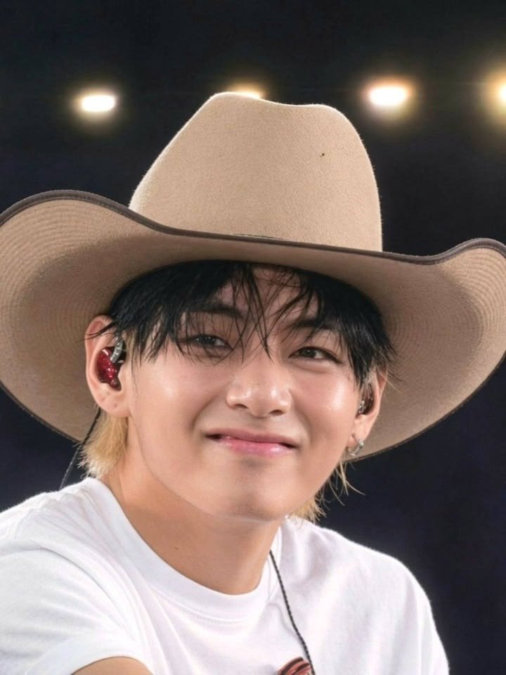 thvgaggedme's tweet photo. he looks the cutest in his little cowboy hat. https://t.co/4egOtlbZ2x