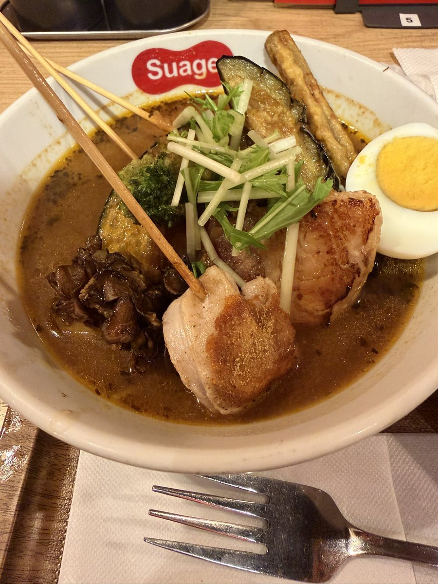 sakura_roow's tweet photo. 渋谷・suageカレー https://t.co/XP59TMo0r3