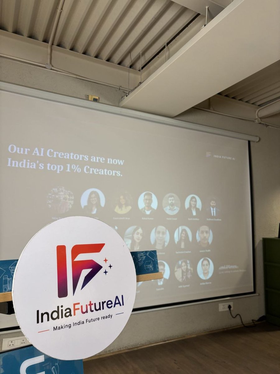 IndiaFutureAI's tweet photo. They came as learners!
They graduated as AI Creators! 🎓

The first Graduation Ceremony of the AI Creator Fellowship by @IndiaFutureAI 

We’re just getting started. 🇮🇳 https://t.co/5dLRyiMOtA