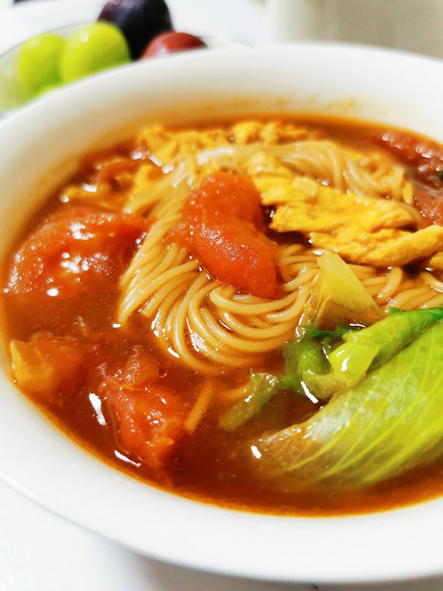 multik_tv's tweet photo. [Quick and cozy dinner: homemade tomato egg noodles, warm, savory and ready in 15 mins! Perfect for a busy weeknight ]， https://t.co/TjtLDVv9OD