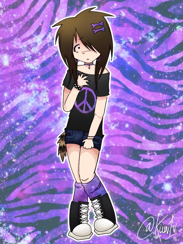 kiiw1v's tweet photo. I love my oc so much bro (˶˃ ᵕ ˂˶) 💜🌌 

#art #oc https://t.co/wgcRwDur0c
