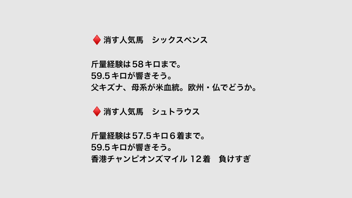 atukaaman's tweet photo. ⭐️ジャックルマロワ賞　万馬券的中‼️

      ○→△→◎  3連単14530円🎯

♦️消す人気馬2頭→両方成功✨
シックスペンス 5人気→ 10着　最下位
シュトラウス     7人気→  9着　ブービー

当てられ方、おめでとうございます㊗️

#ジャックルマロワ賞　#シックスペンス https://t.co/UETUHAhCbN