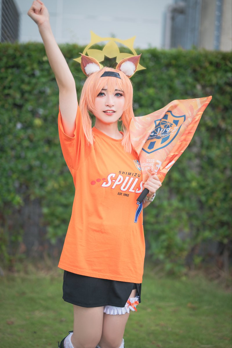 suzuharuna's tweet photo. ⚠️コスプレ⚠️

ブルーアーカイブ/伊落マリー🐱(Jリーグコラボ)

photo：ベレさん@bere0713 

#C108コスプレ 
#BlueArchiveCosplay https://t.co/knqz0Ml5bR