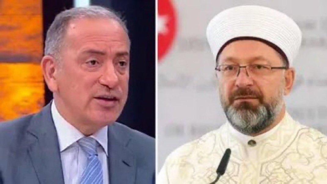Ironicjs's tweet photo. Ali Erbaş: “Gençler camiye gitmiyor.”

Fatih Altaylı: “Halka fakirliği övdünüz, kendiniz Mercedes’le, özel uçakla gezdiniz. Gençler camilere bu yüzden gitmiyor beyefendi.”

Sizin fikriniz ne? 🤔 https://t.co/T0QtxUGbKM