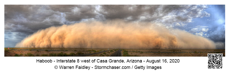 Stormchaser's tweet photo. Remembering the earth-eating haboob that consumed the desert along I-8 west of Casa Grande, AZ on August 16, 2020. 

#haboob #azwx #photography #monsoon #stormchaser #weather #Arizona https://t.co/5r6LCBYreV